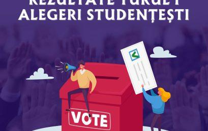 Rezultate Alegeri Studențești UTM Turul I