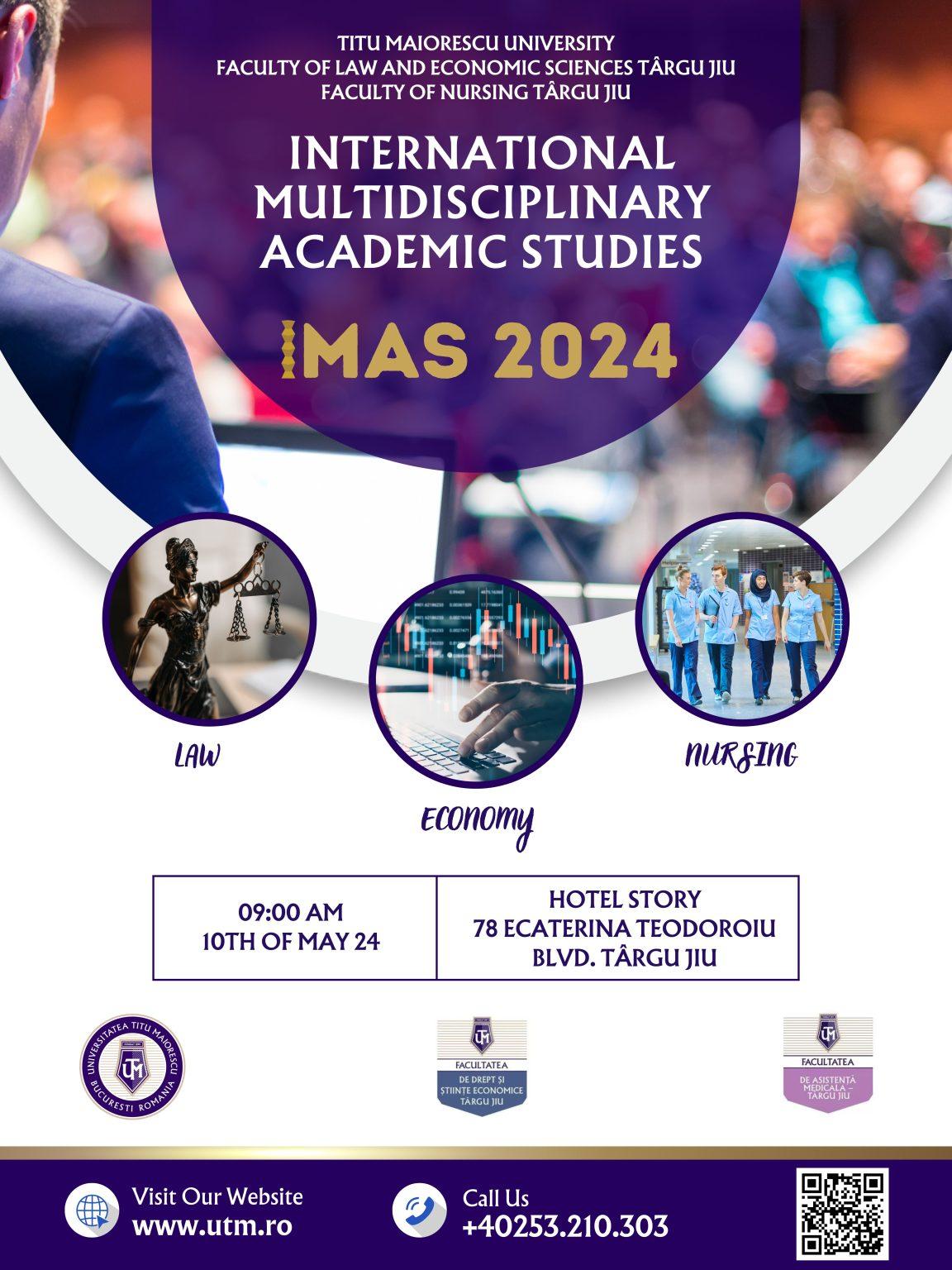 IMAS 2024 Poster Universitatea Titu Maiorescu