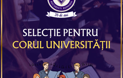 Selecție pentru corul Universității Titu Maiorescu