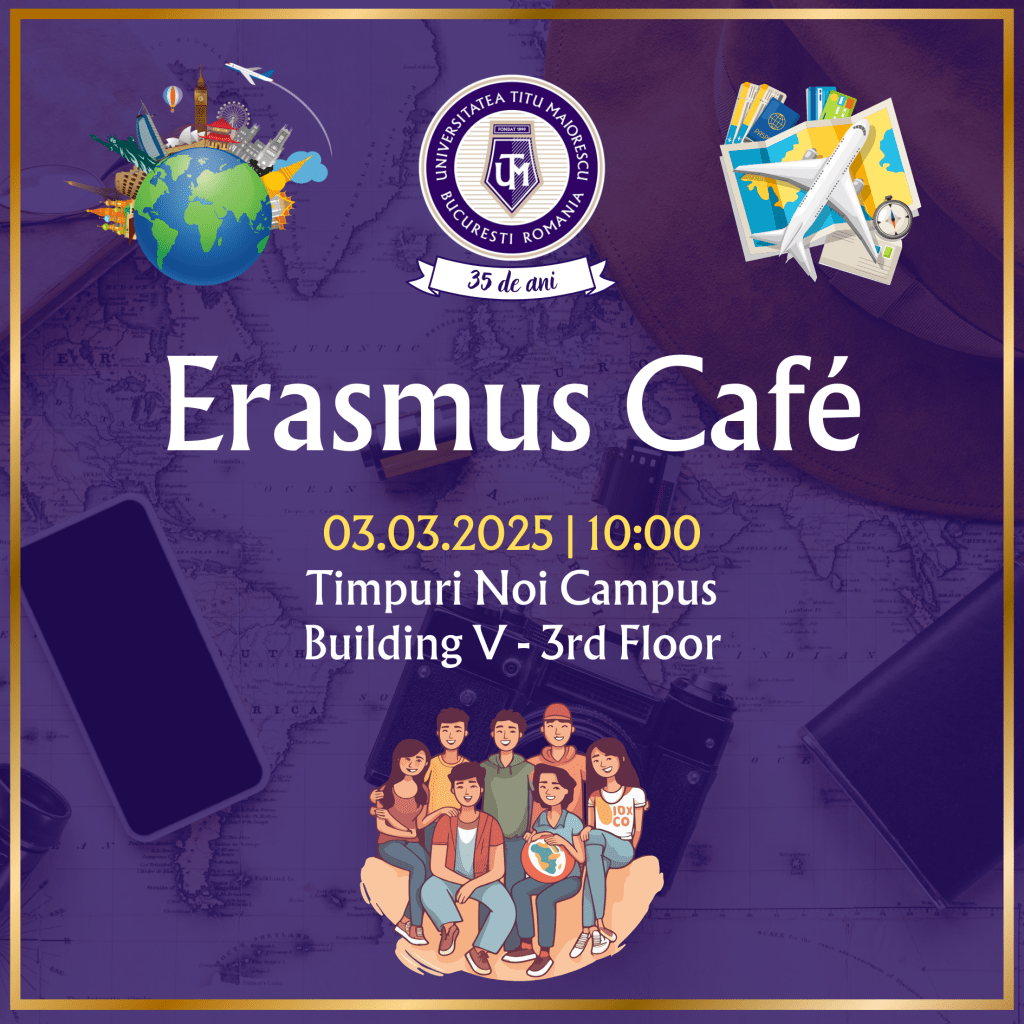 Erasmus Café UTM - 3 martie 2025